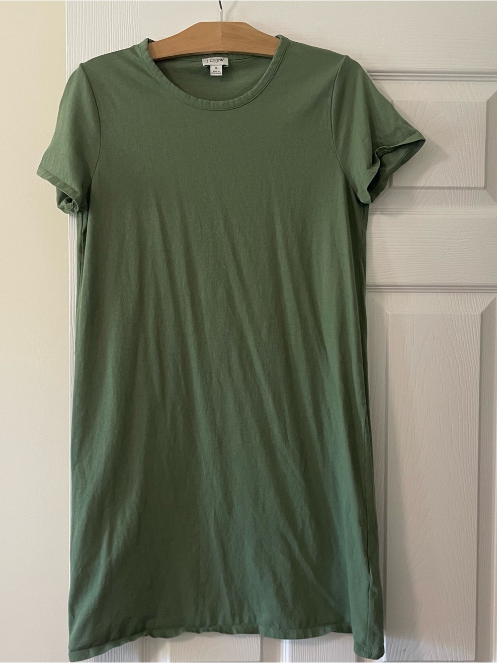 J. Crew Olive Green Cotton Crewneck T-Shirt
